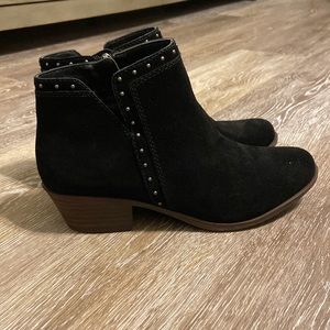Lucky Brand Oiled Suede Ankle Booties